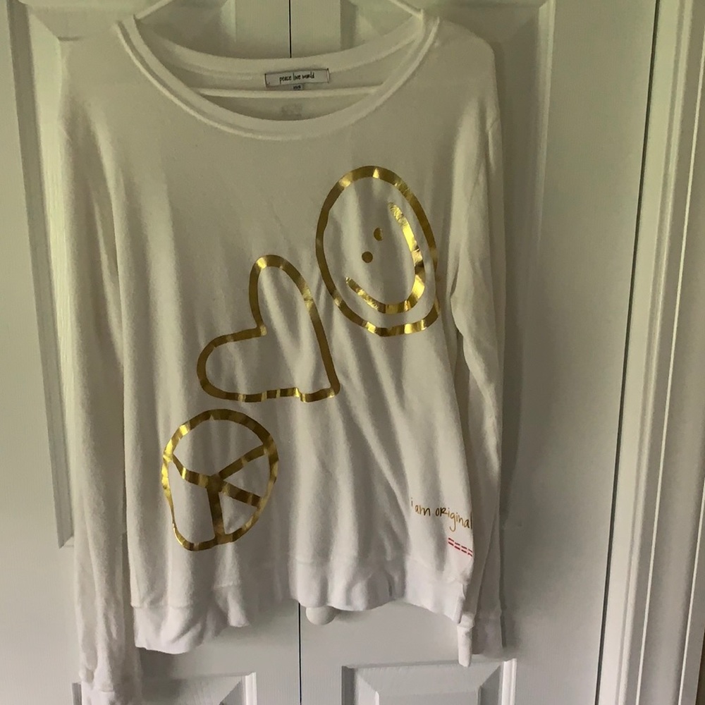 Peace Love World long sleeve XS/S